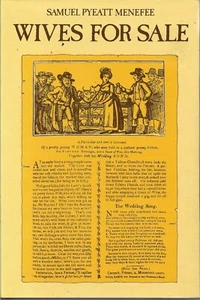 Samuel Pyeatt Menefee - Wives For Sale - Hardback - 1981 - UK FREEPOST - Imagen 1 de 2