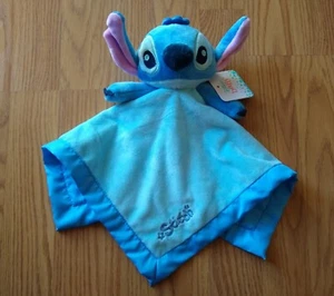 Disney Stitch Baby Security Blanket Blue Boys Girls Blue NEW NWT - Picture 1 of 3