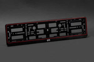 2 x Volkswagen GTI Number Plate Holder - Picture 1 of 4
