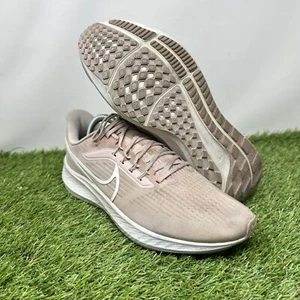 Nike Air Zoom Pegasus 39 Womens Pink White Knit Running Shoes Size 10 NO Insoles - Picture 1 of 16