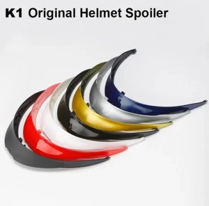K1 Helmet Original Tail Spoiler For AGV K1 Rear Casco Helmet Spoiler Accessories - Foto 1 di 37