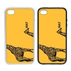 Printed Rubber Clip Phone Case For Samsung - Giraffe Head Wat - Novelty