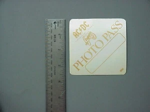 AC/DC Satin Stoff Backstage Pass Aufkleber For Those About to Rock Square! - Bild 1 von 1