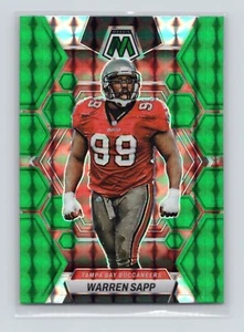2023 Panini Mosaic Green Mosaic #232 Warren Sapp - Tampa Bay Buccaneers - Picture 1 of 2