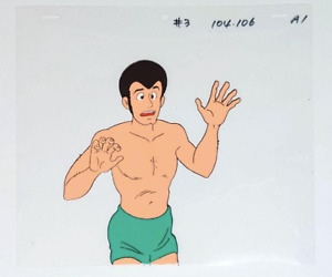 Lupin the Third Animation Cel Picture Painting Anime Genga Monkey Punch Japanese