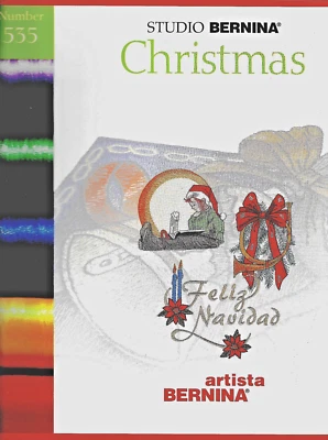 CHRISTMAS Artista Embroidery Card #535 for 165 170 180 185 200 700 Deco 300 NEW - Image 1 of 4