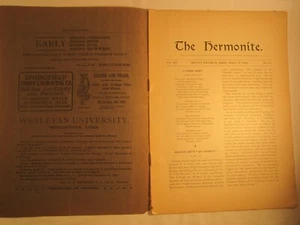 (Choice) THE HERMONITE Mount Hermon School MASS 1901-1902 Booklet [Z101d] - Picture 1 of 9