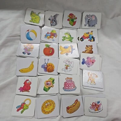 48 Original Memory Game Cards: Cards Only 2 Of Each Picture Shown Kids Learning - Image 1 of 4