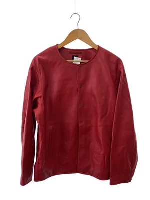 Edifice Leather Jacket Blouson/L/Sheep Leather/Red/Plain 3812 - Image 1 of 4