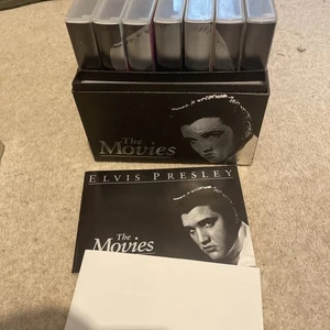 Elvis The Movies 7 X VHS Box Set With Booklet& Original Poster - Picture 1 of 6