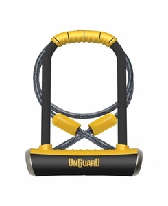 OnGuard 8005 Pitbull DT U-Lock with Cable Bicycle Lock New with Keys - Picture 1 of 4