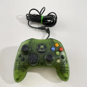 xBox Manette Clear Green Halo Edition EUR Très Bon état - Imagen 1 de 1