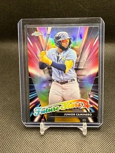 2024 Topps Chrome Update Junior Caminero RC Rookie Future Stars #FSU-18 - Picture 1 of 2
