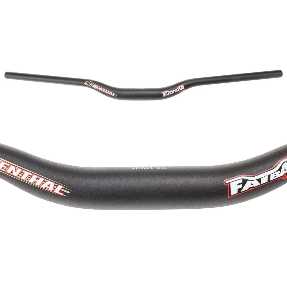 Lenker Fatbar 35 x 800mm Rise 30mm Schwarz 06015415 Renthal Fahrrad Mountain - Bild 1 von 1
