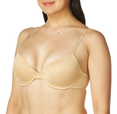 Calvin Klein Microfiber Constant Comfort Lightly Lined Demi Bra Women’s Size 32D - Image 1 of 4