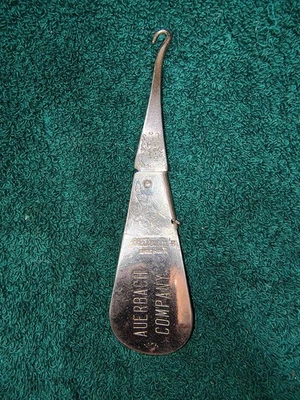 De colección MCM Ornamentado MiLady’s Plegable Metal Zapato Cuerno y Botón Gancho Raro Occidental  Foto 1 de 4