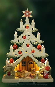 Candela Arco Abete Babbo Natale con Illuminazione LED Hei.. RA D9990-90-68-150-2-F-3 NUOVO - Foto 1 di 1