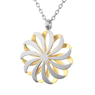 Ernstes Design Anhänger An1072 Edelstahl matt/poliert Ø 19mm  blüte ohne Kette - Bild 1 von 2