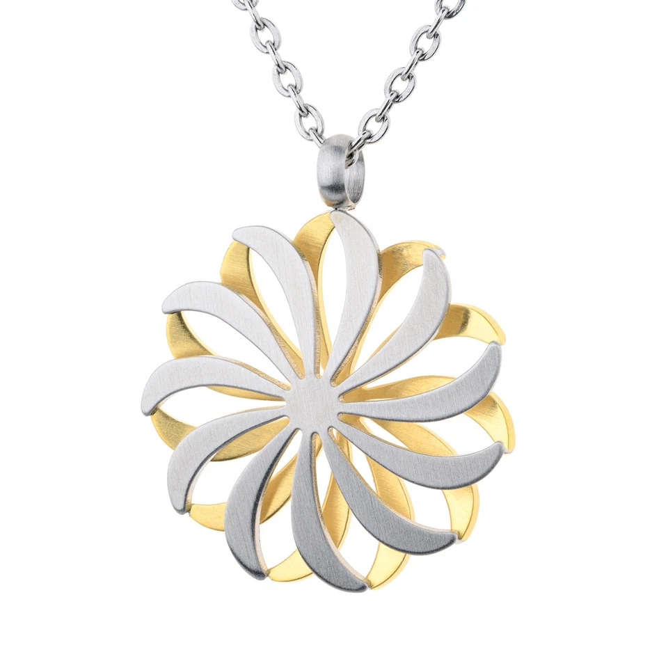 Ernstes Design Anhänger An1072 Edelstahl matt/poliert Ø 19mm  blüte ohne Kette - Bild 1 von 2