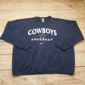 Vintage Dallas Cowboys Pullover Herren XXL Blau NFL Football Nike Made USA 90s - Bild 1 von 13