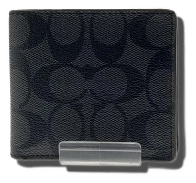 COACH Bi-Fold Wallet Grey Wallet 8984 - Image 1 of 4