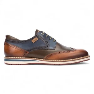 Herren Pikolinos Avila Klassisch Brogue Brandy Braun Mode Schnürschuhe Oxford Schuhe - Bild 1 von 10