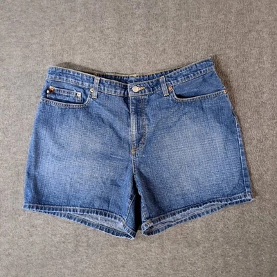 Ralph Lauren Polo Jeans Co. Womens 14 Denim Saturday Shorts 5" Flag - Image 1 of 4