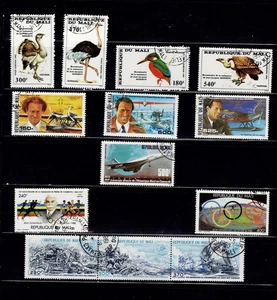 Mali Airmail Complete Sets Used Collection of 13 - Picture 1 of 1