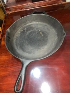 Lodge 12" Gusseisen Pfanne Bratpfanne gebraucht 10SK groß - Bild 1 von 5