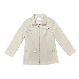 Y2K Ladies Calvin Klein RN 54163 Zip Up Jacket Light Weight Size Small - Picture 1 of 9