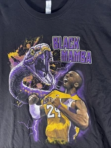 KOBE Bryant Black Mamba T-Shirt Herren Gr: xXL Schwarz Basketball 24 LA Lakers. - Bild 1 von 8