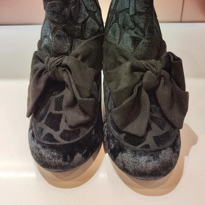 Ruby Shoo Black Seren (Giraffe) Boots, Size 8 - Image 1 of 4