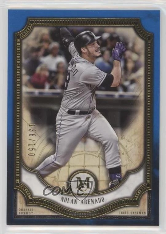 2018 Topps Museum Collection Sapphire /150 Nolan Arenado #10 - Image 1 of 2