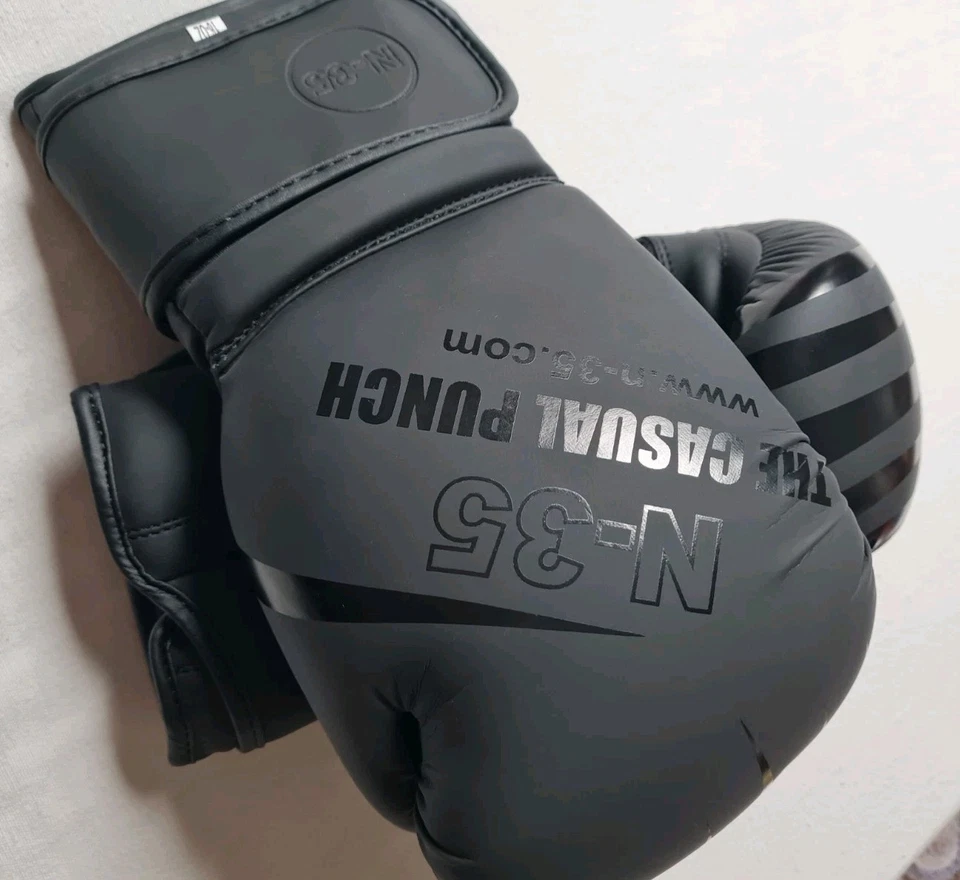 Profi Boxhandschuhe Punching MMA Boxen Handschuhe 8 OZ Muay Thai Sparring N-35 - Bild 1 von 4
