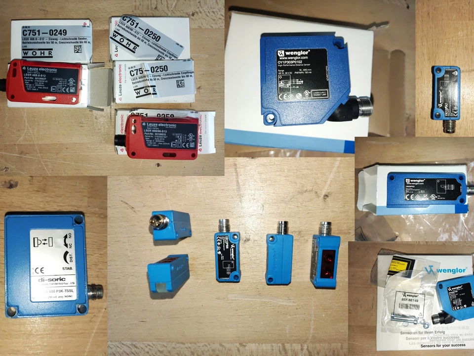 WENGLOR DI-SORIC LEUZE Lichttaster Abstandssensor Optische Sensoren Leuze di-soric Wenglor ifm