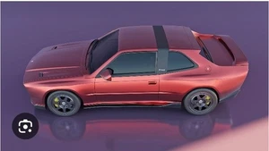 Modellino Maserati Biturbo Tuning in Plastica scala 1: 24 Giallo - Foto 1 di 1