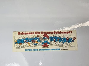 BPZ HPF D Erkennst Du Deinen Schlumpf 1981, leicht knitterig, ORI GUT - Bild 1 von 2