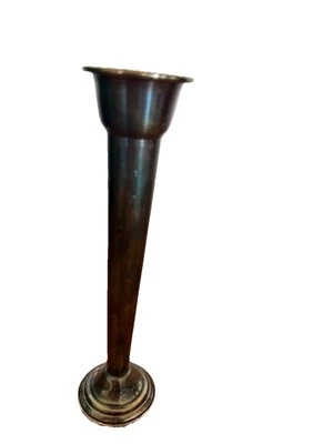 Vaso Gorham Electroplate prata YC 3050 trompete botão lindo! Velas tamanho 2 - Imagem 1 de 4