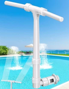 360° Adjustable Pool Fountain with Dual High-Pressure Spray, Cooling Jet & Re... - Picture 1 of 7