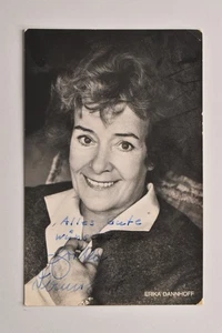 Erika Dannhoff -  - original Autogramm -  - ca. 14x9cm - Autogrammkarte - Bild 1 von 1