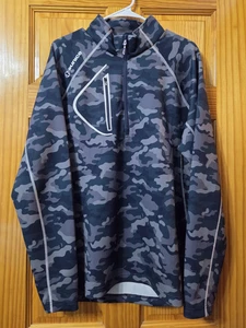 Sunice Allendale Layer LS Performance Pullover Mens Large Camo Golf Hiking - Picture 1 of 8