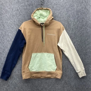 Scotch & Soda Color Block 100% Bio Baumwolle Sweatshirt Hoodie Herren S hellbraun - Bild 1 von 12