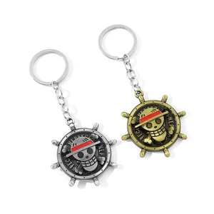 One Piece Schlüsselanhänger Strohhut Piraten Kompass Keyring Anime Geschenk für Frauen - Bild 1 von 26