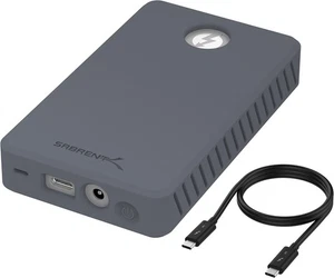 SABRENT Thunderbolt Dual NVMe Gehäuse, 2 Bay m2 SSD Dockingstation, 40Gbps - Bild 1 von 8
