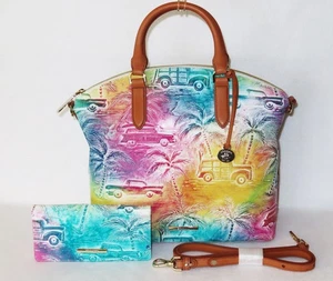 Brahmin Copa Cabana Celebration 57 Chevy, Woody Wagon Large Duxbury and WALLET Neu mit Etikett - Bild 1 von 10