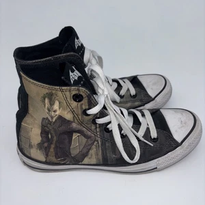 converse high top sneakers Batman Joker Arkham city Men’s 5 Women’s 7 - Picture 1 of 8
