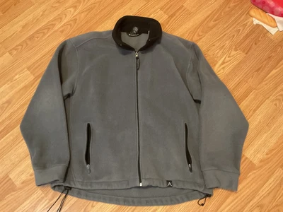 Para Hombres: Chaqueta polar Avalanche gris talla XL cremallera completa (54" pecho 31" largo) Foto 1 de 4