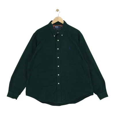 Vintage Ralph Lauren Shirt Mens Size 2XL Green Custom Fit Button-Down - Image 1 of 4