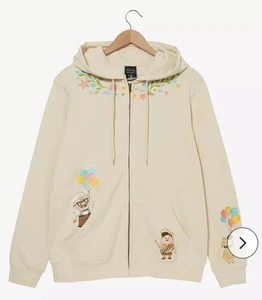Disney Pixar Up Hoodie mit Blumenmuster und Reißverschluss — BoxLunch Größe Small - Bild 1 von 21