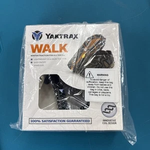 YAKTRAX Walk Ice Snow Traction - Size Small Womens 6.5-10 / Mens 5-8.5 NEW - Picture 1 of 2